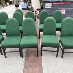 11 Casino Chairs from Flamingo Hotel In Laughlin 