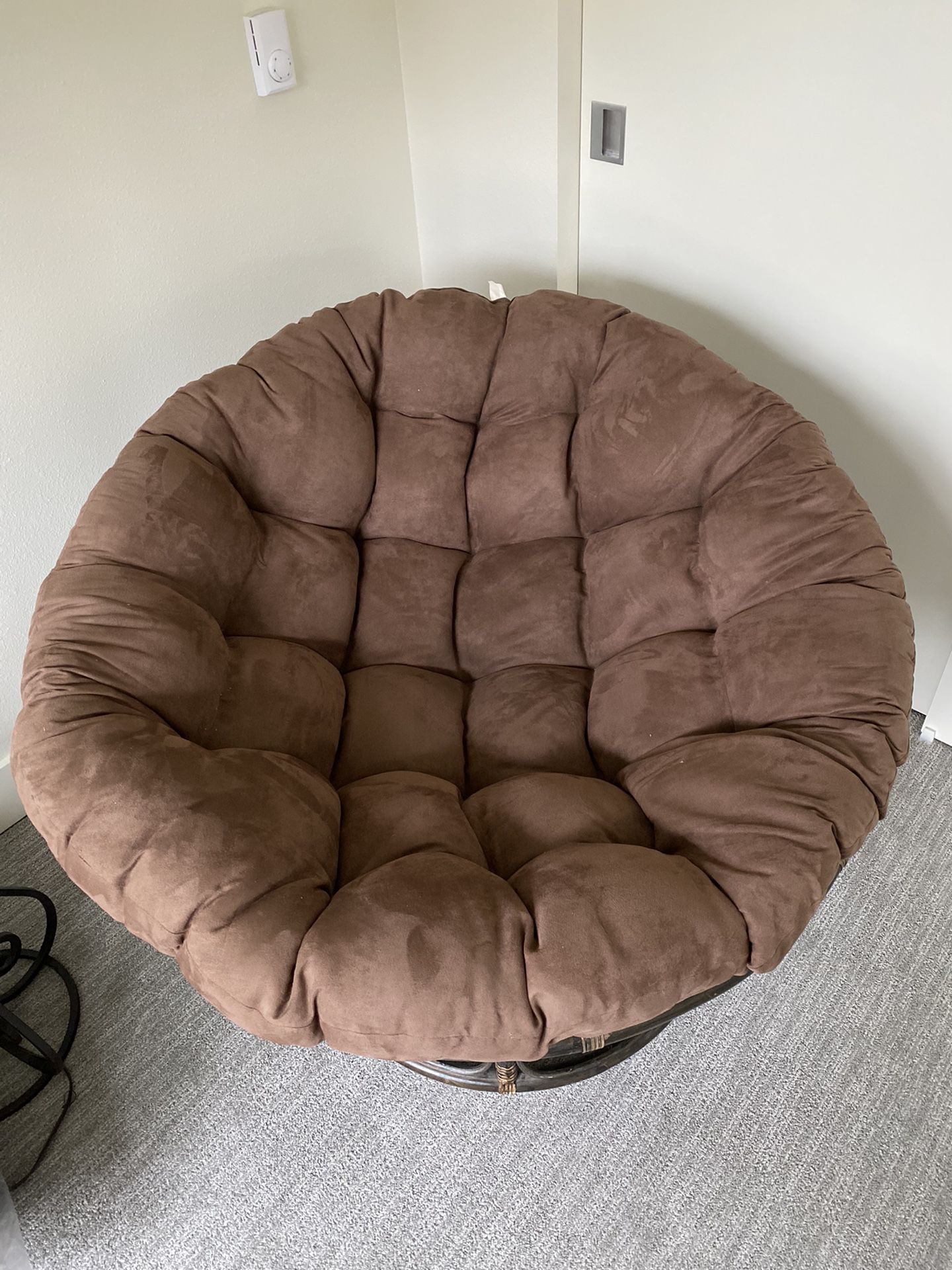 Gray Papasan Chair 
