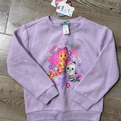 New Gabby’s Dollhouse Fleece Sweater Size 7