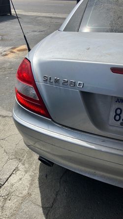 2007 Mercedes Benz Slk280 Rear Bumper Cover