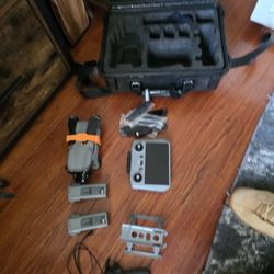 DJI Air 3 Full Package With Aftermarket Case Spare Props Sanding Gear Etc