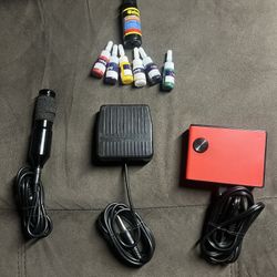 Tattoo Starter Kit – Machine, Power Supply & Inks