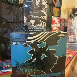 Black bolt ETB And Booster Bundle (6pack)