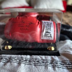 Buster Douglas  Signed boxing glove