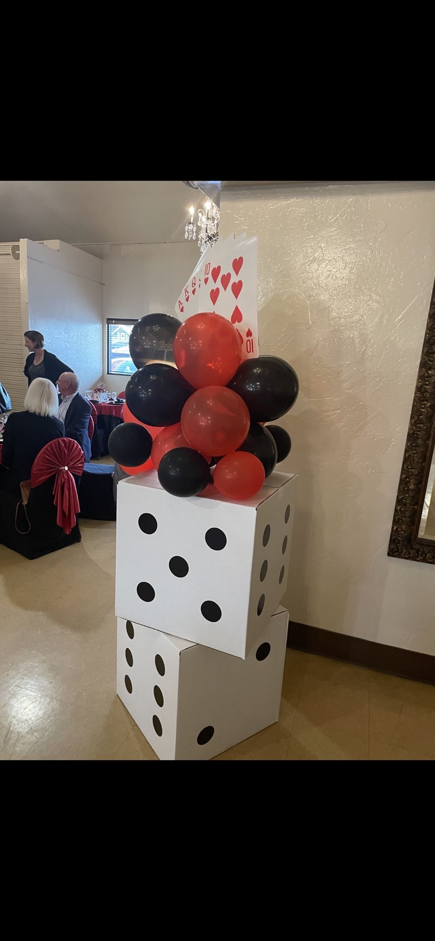 Giant Cardboard Dice-ONLY 2 LEFT!!
