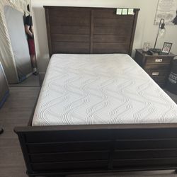 Bed Frame W/ Full Mattress