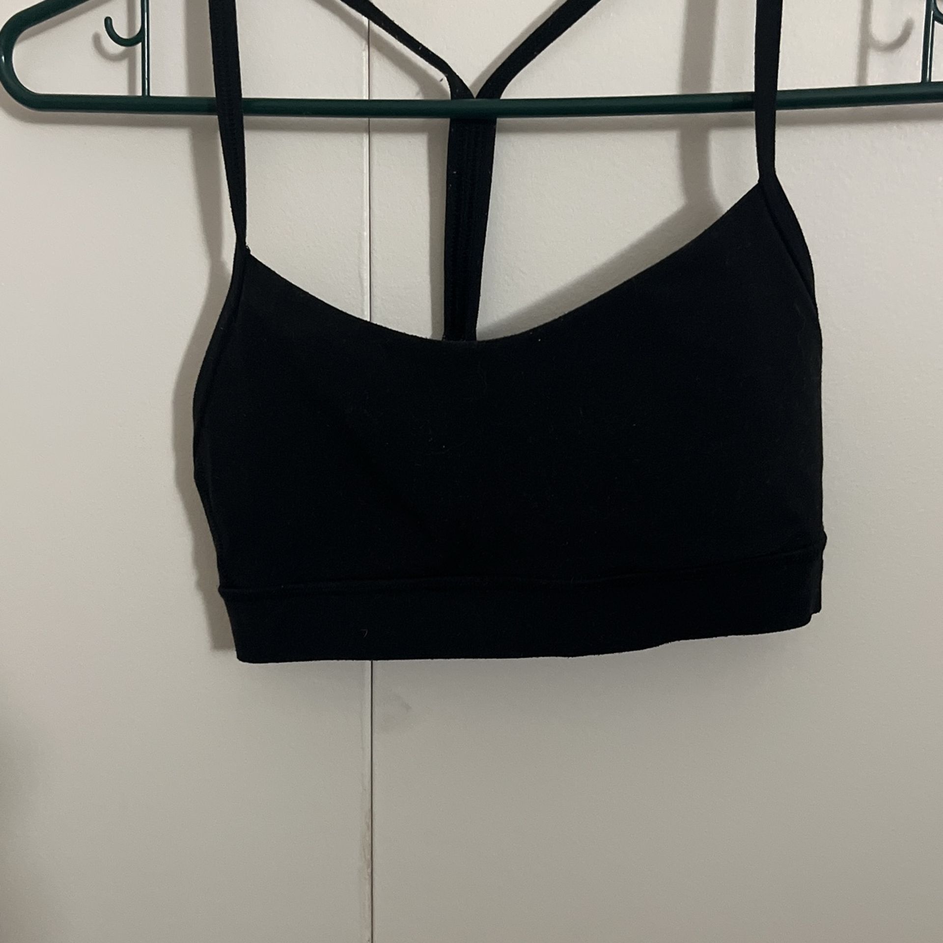 Lululemon Flow Y Black Sports Bra Size 2
