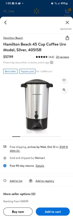 Hamilton Beach Coffie Urn