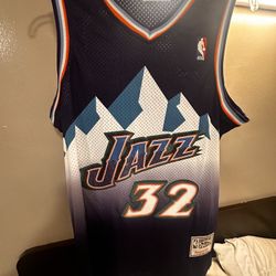 Mitchell & Ness Karl Malone Utah Jazz Hardwood Classics Jersey - L