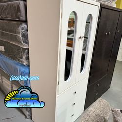 White Closet Mirror New Wardrobe Armoire Nuevo New 