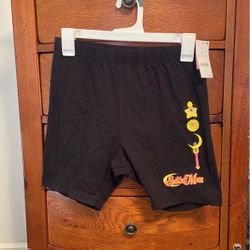 Sailor Moon Black Knit Girls Size Medium Shorts