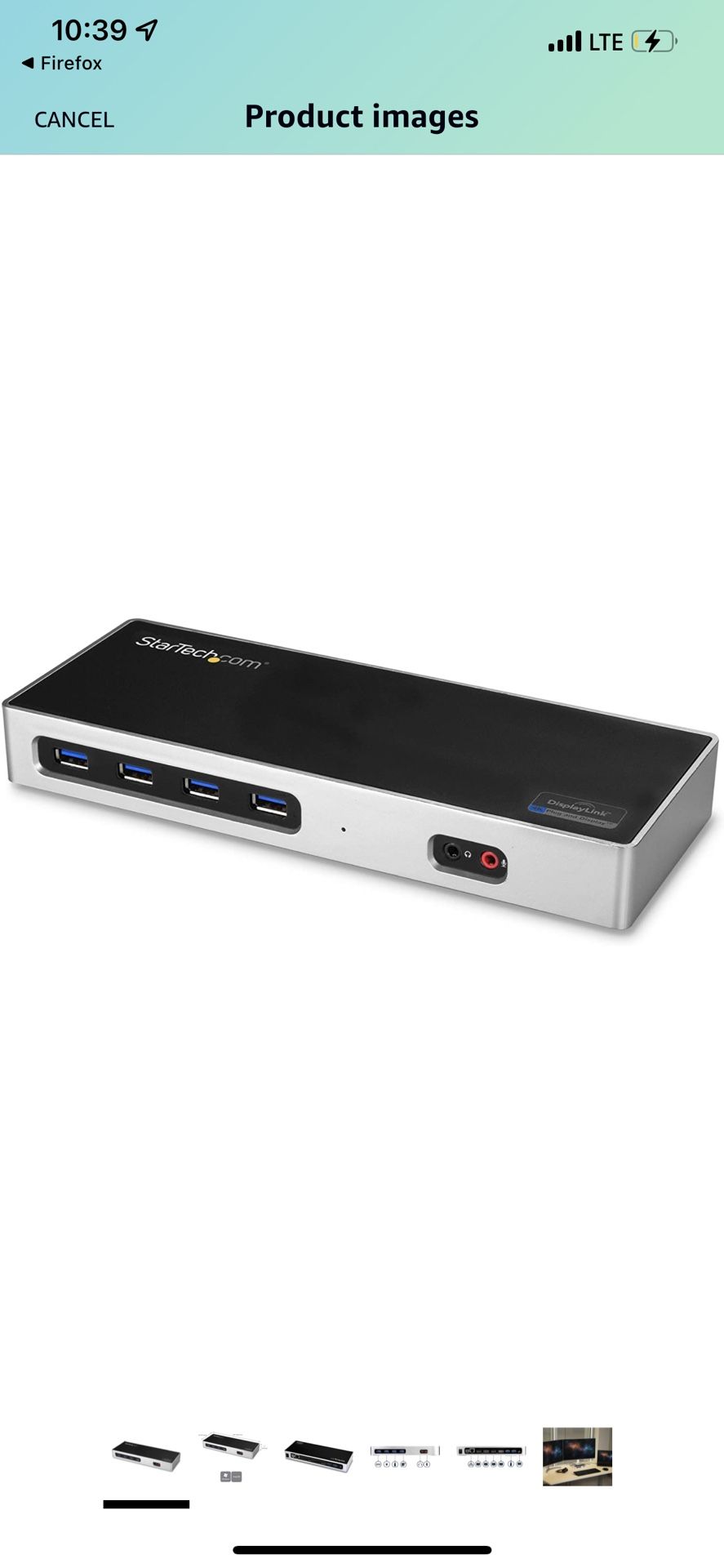 StarTech Dual Monitor Docking Station