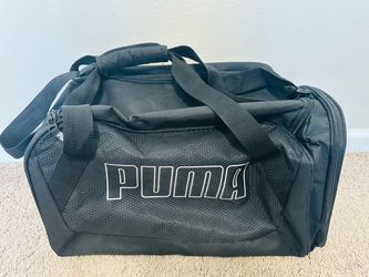 Puma Black Duffel Gym Bag