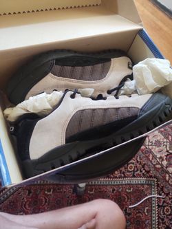 US8.5 Shimano bike shoes, SH-M034 khaki/charcoal