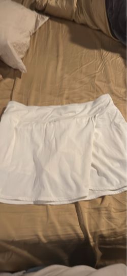 White Athletic Tennis Skirt