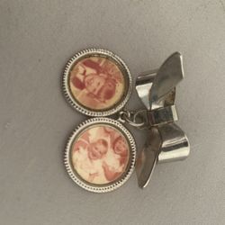 Vintage Broche Locket Pendant