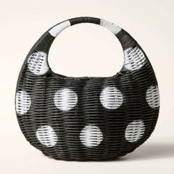 Kate spade polka dot crescent bag