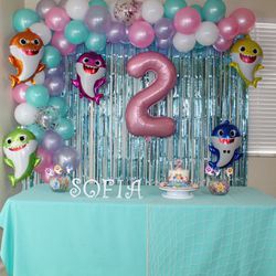 Baby Shark Birthday Decoration