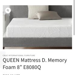 New Queen Memory Foam Mattress 