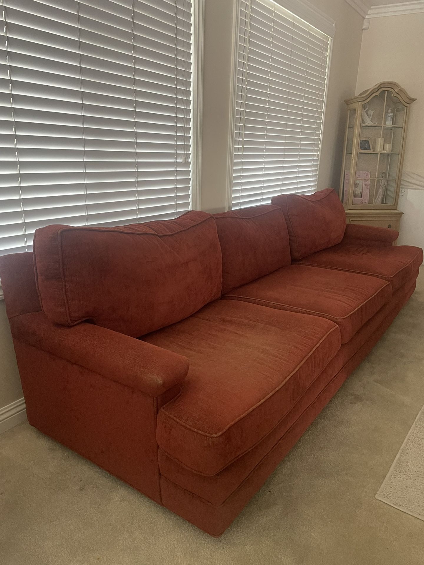 Vintage Red Couch