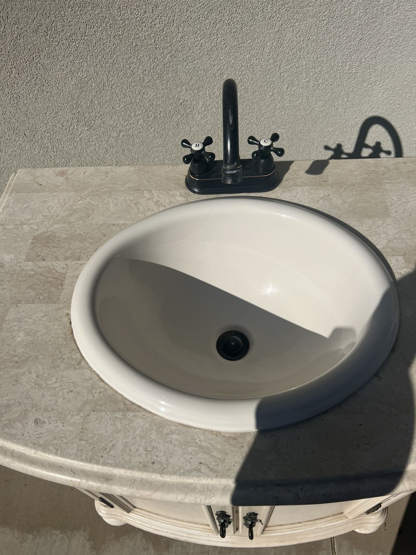 Bathroom Vanities With Mable Countertops (2) for Sale in Bakersfield, CA OfferUp