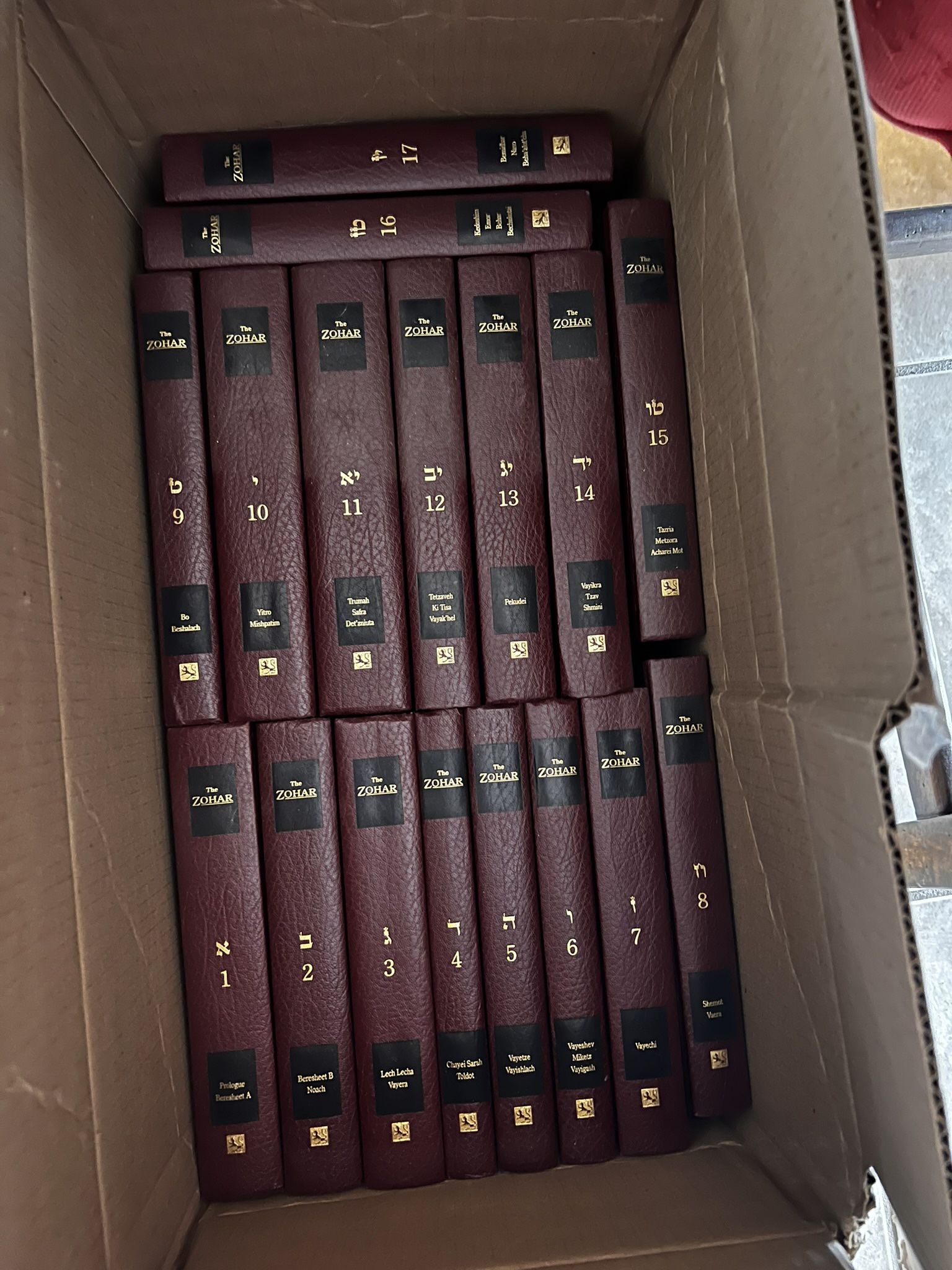 The Complete Leather Bound English Translated Zohar Books Set