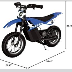 New Razor MX125 Dirt Rocket Electric-Powered Bike, Rear-Wheel Drive,100-watt