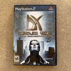 PlayStation 2 Game Deus Ex The Conspiracy 