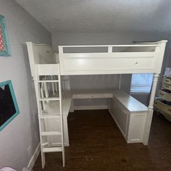 Pottery Barn Chelsea Vanity Loft Bed