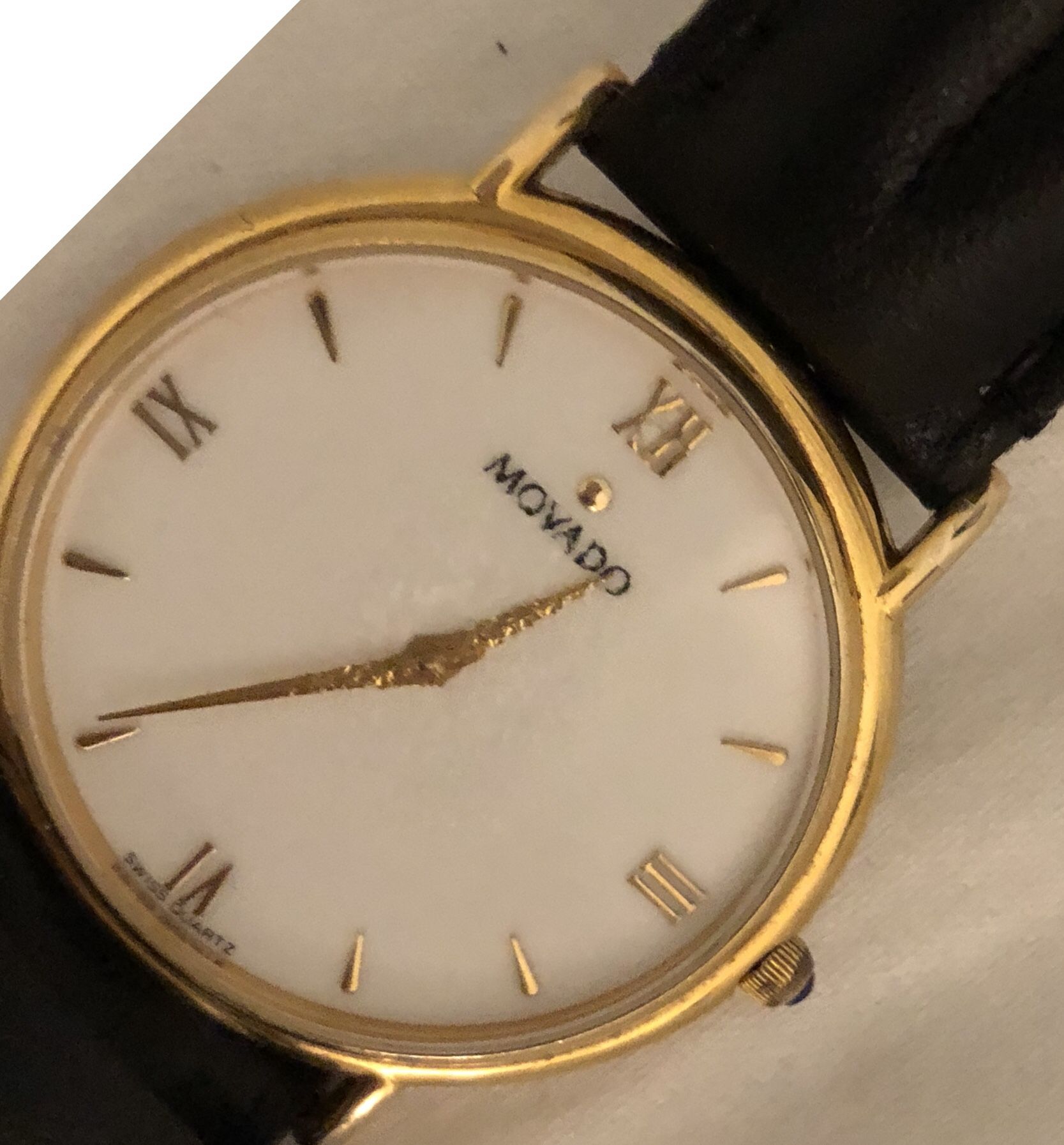Vintage Movado a real collectible made since 1881 serial number 87.66.885
