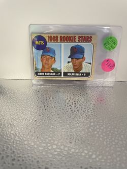 1968 Topps Nolan Ryan Rookie, Number 177, Baseball Cards