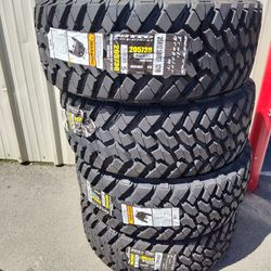 35/12.50/17 Nitto MT Tires New Price Firm And Pick Up 