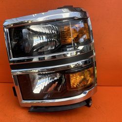 2014 2015 CHEVROLET SILVERADO 1500 LEFT DRIVER HALOGEN HEADLIGHT OEM (contact info removed)2