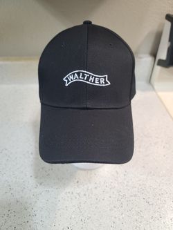 Walther Black Embroidered Hats