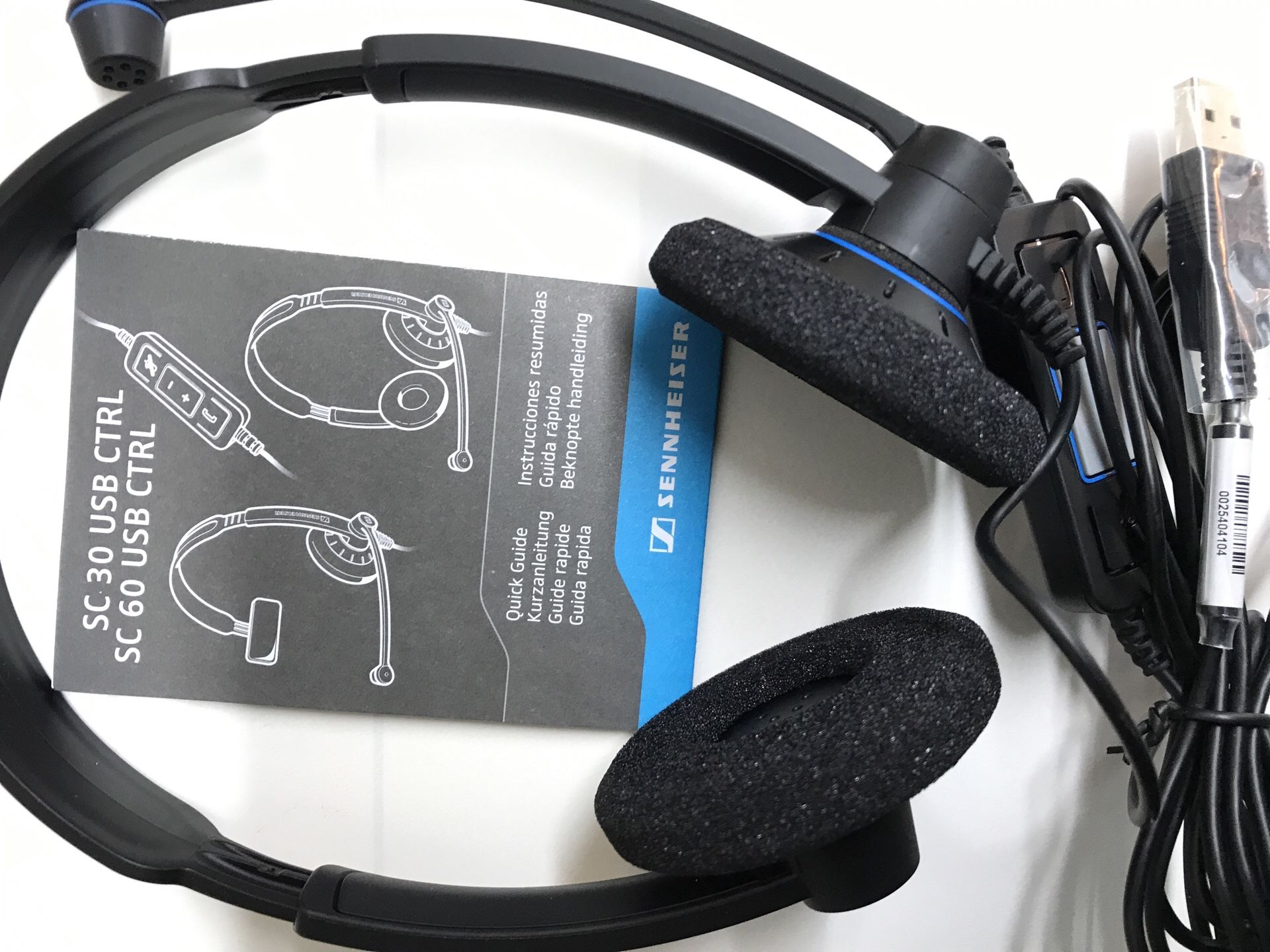 Sennheiser SC 60 USB headset with call control and HD sound