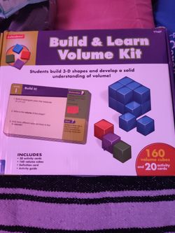 Build and Learn Volume Kit(160 pieces)