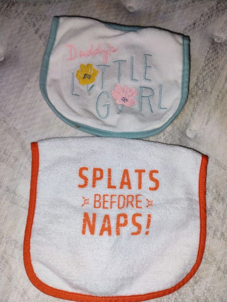 Daddy-Daughter Bibs