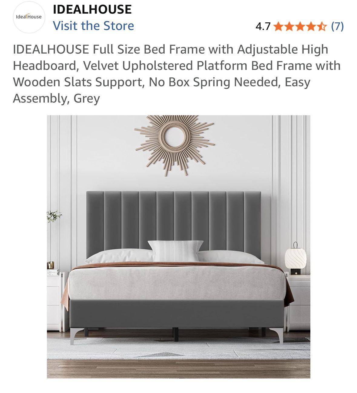 Full Bed Frame & Mattress