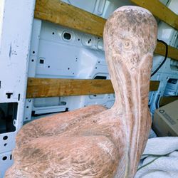 Heavy Garden Pelican Statue 