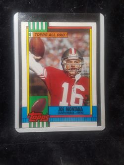 JOE MONTANA  49ER  1990 CARD #13