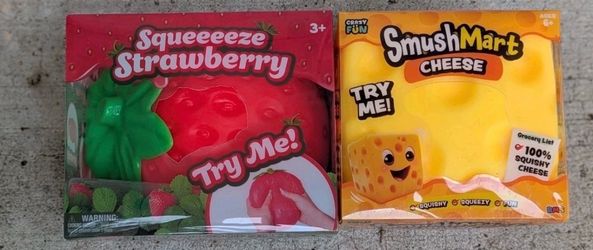 Authentic Squishy Strawberry Sunny Days Cheese Mushmart