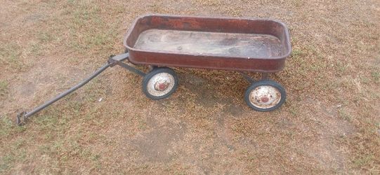 Western Flyer Rocket Vintage Antique Radio Flyer Planter