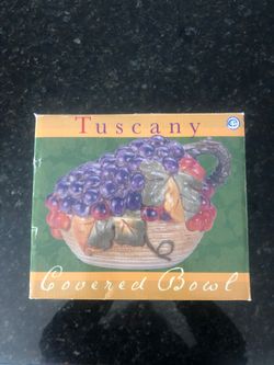 Tuscany covered bowl