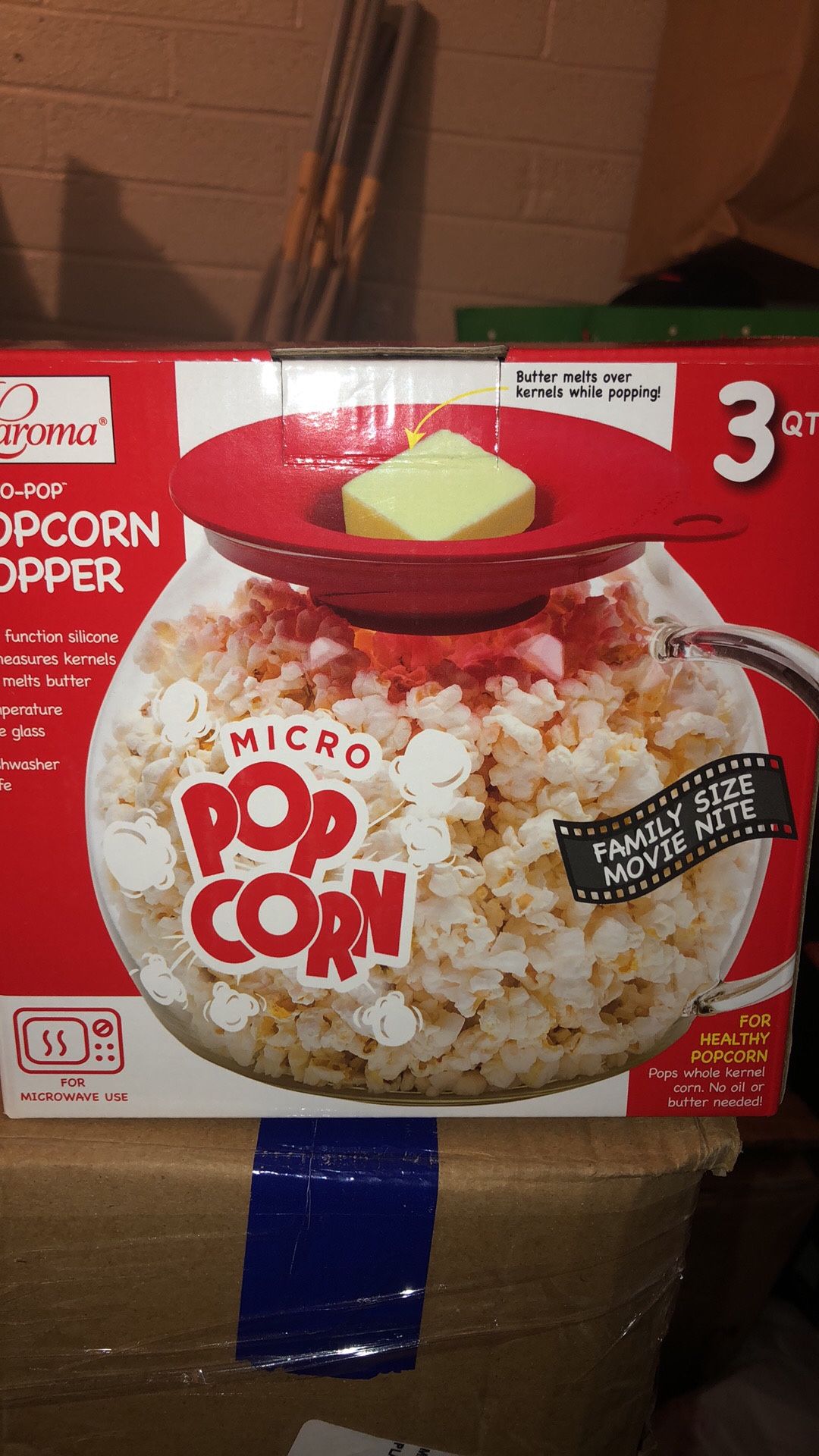 Laroma 3qt microwavable popcorn popcorn popper