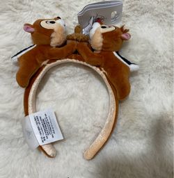 Disney Chip and Dale Plush Headband. Brand new with tags.