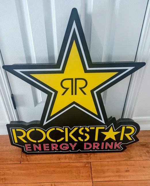 Rockstar Energy Drink Lighted Advertising Sign