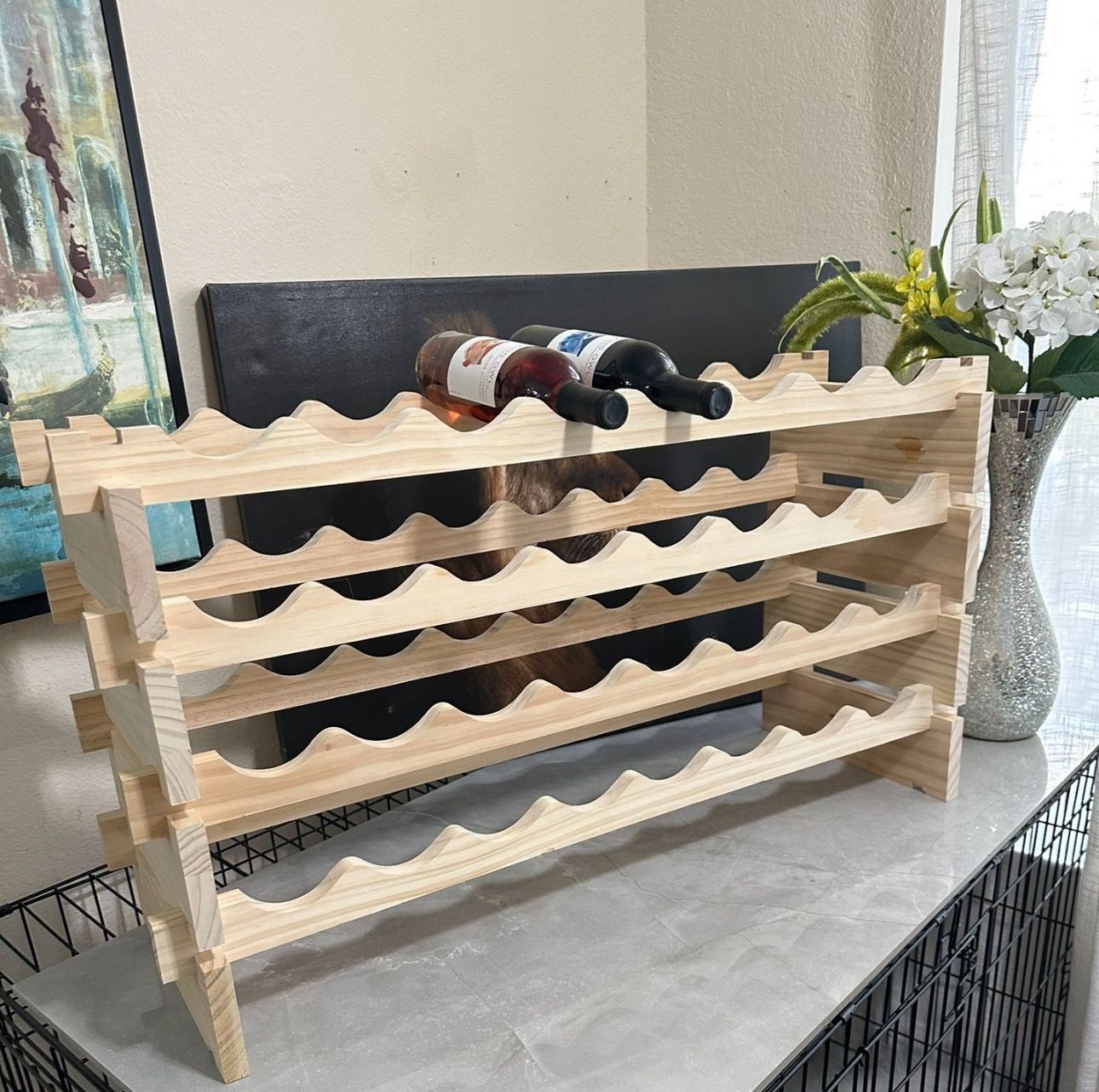 wine bottle rack