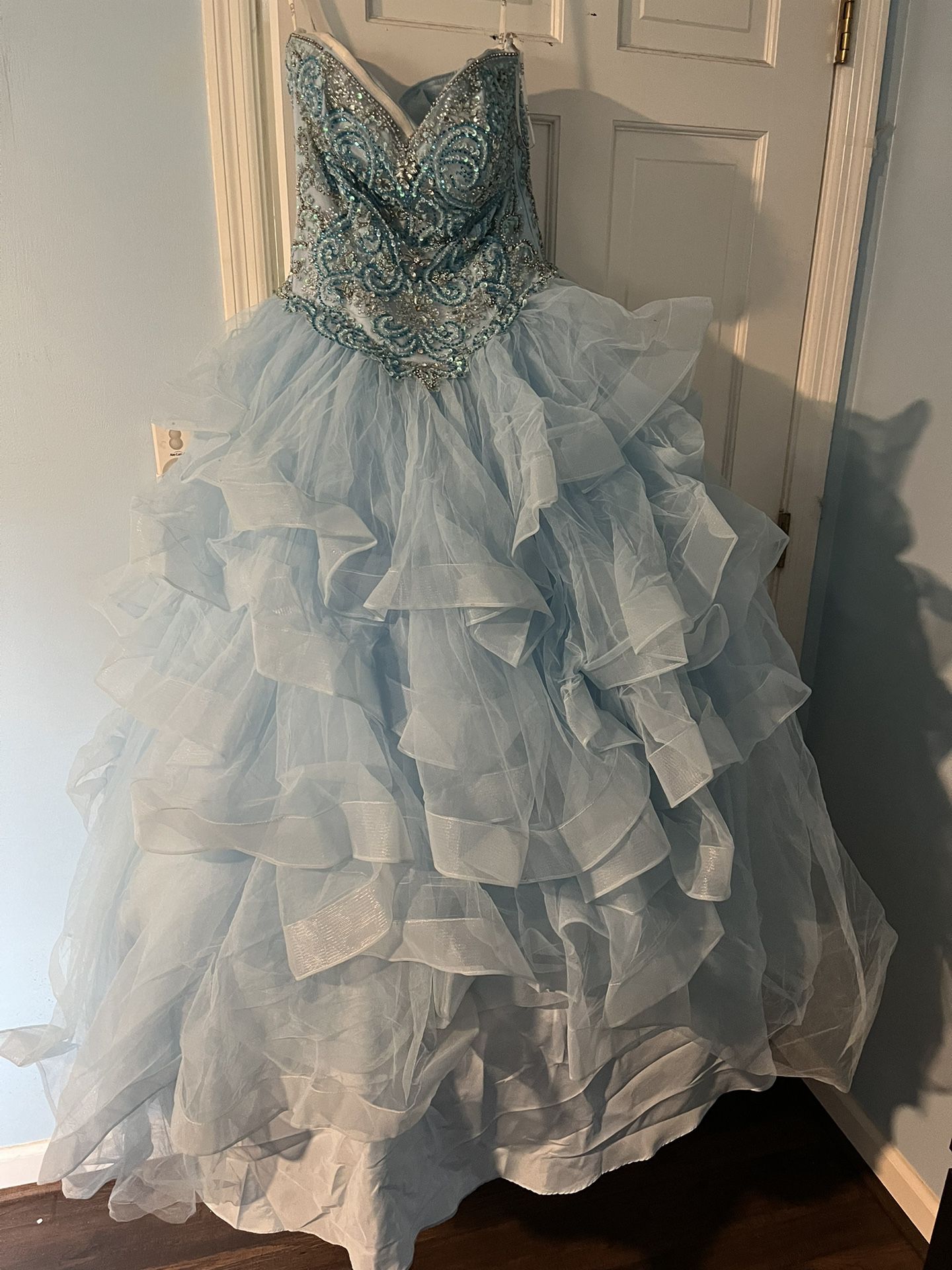dress for sweet 16 or Quinceañera.  Cinderella style