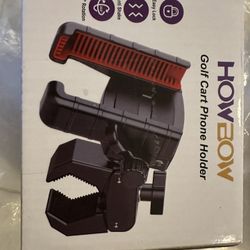 Golf Cart Phone Holder for EZGO Club Car Yamaha, Universal Phone Mount Compatible with iPhone Galaxy Google Pixel All Smartphones, Upgraded Golf Cart 