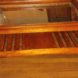 Beautiful Teak Wood Large Coffee Table 